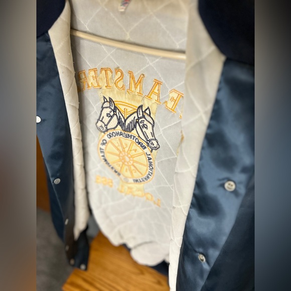 VTG Teamster Local 563 Satin Men’s Coat - Picture 9 of 10